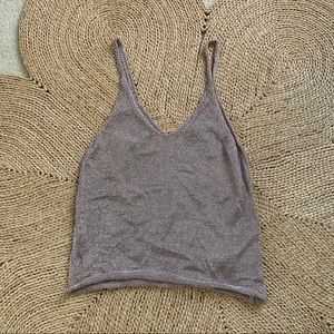 Shimmery tank top, Size Small